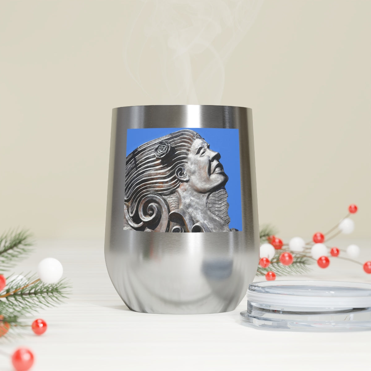 Nymph Beauty - 12 oz Insulated Wine Tumbler - Fry1Productions