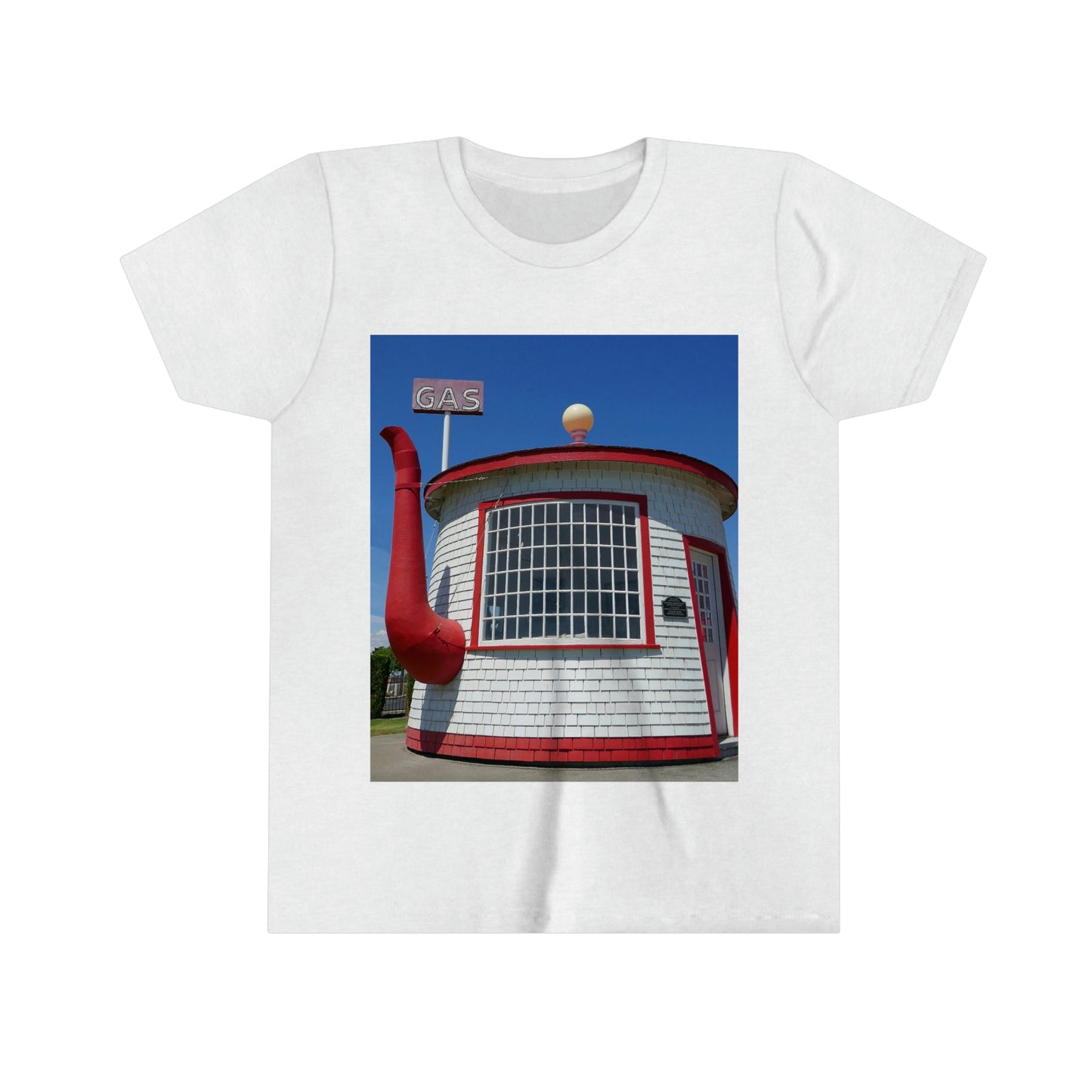 Historic Attraction Teapot Dome - Youth Short Sleeve Tee - Fry1Productions
