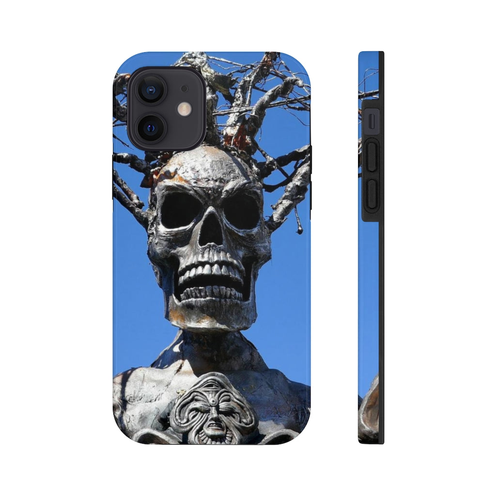 "Skull Warrior Stare" - iPhone Tough Case - (iPhone 13 Pro Max - iPhone 6) - Fry1Productions