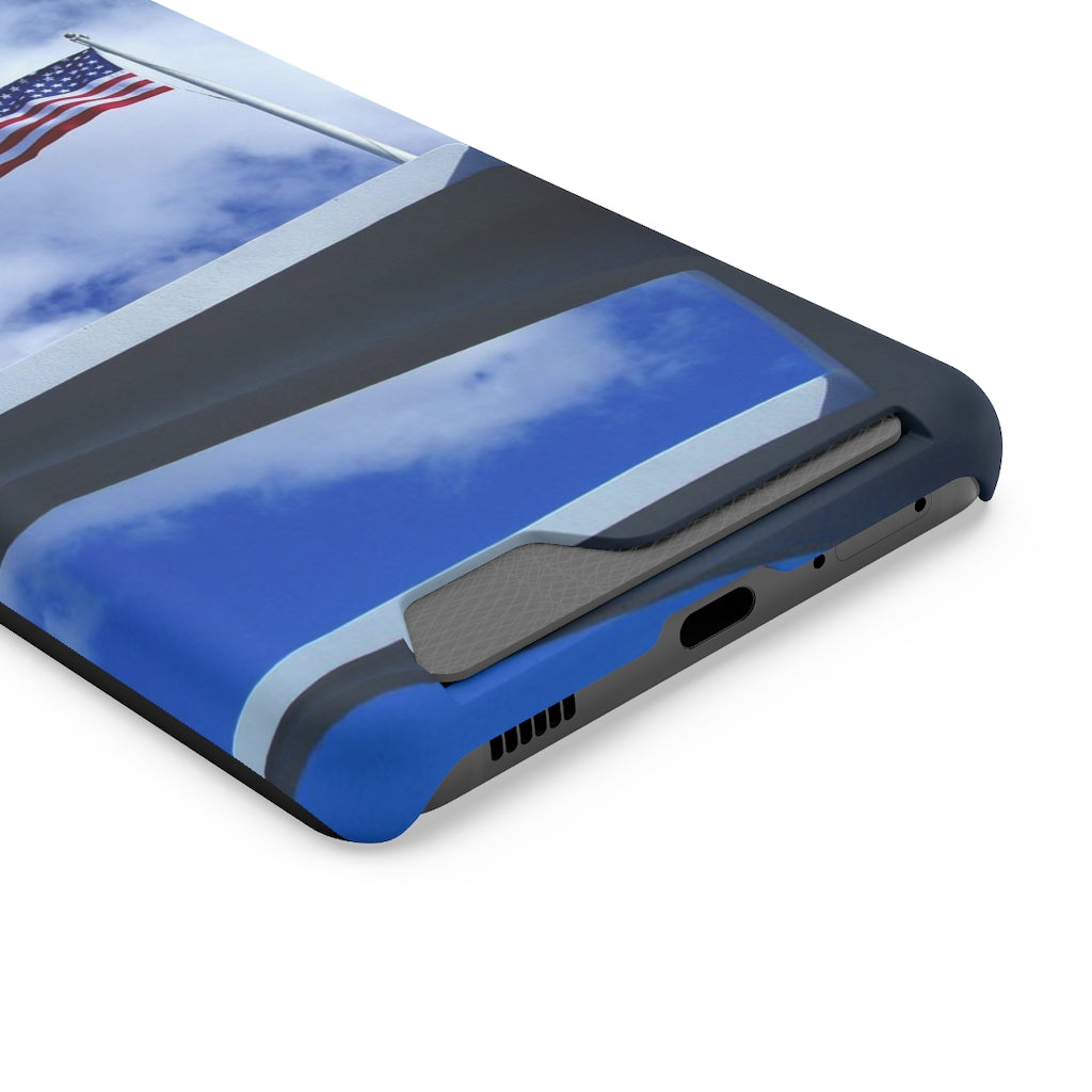 "In Solemn Remembrance" - Galaxy S22 S21 & iPhone 13 Case With Card Holder - Fry1Productions
