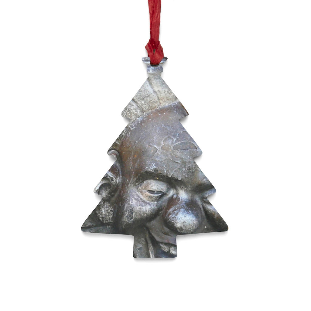 Cosmic Laughter - Wooden Christmas Ornaments - Fry1Productions