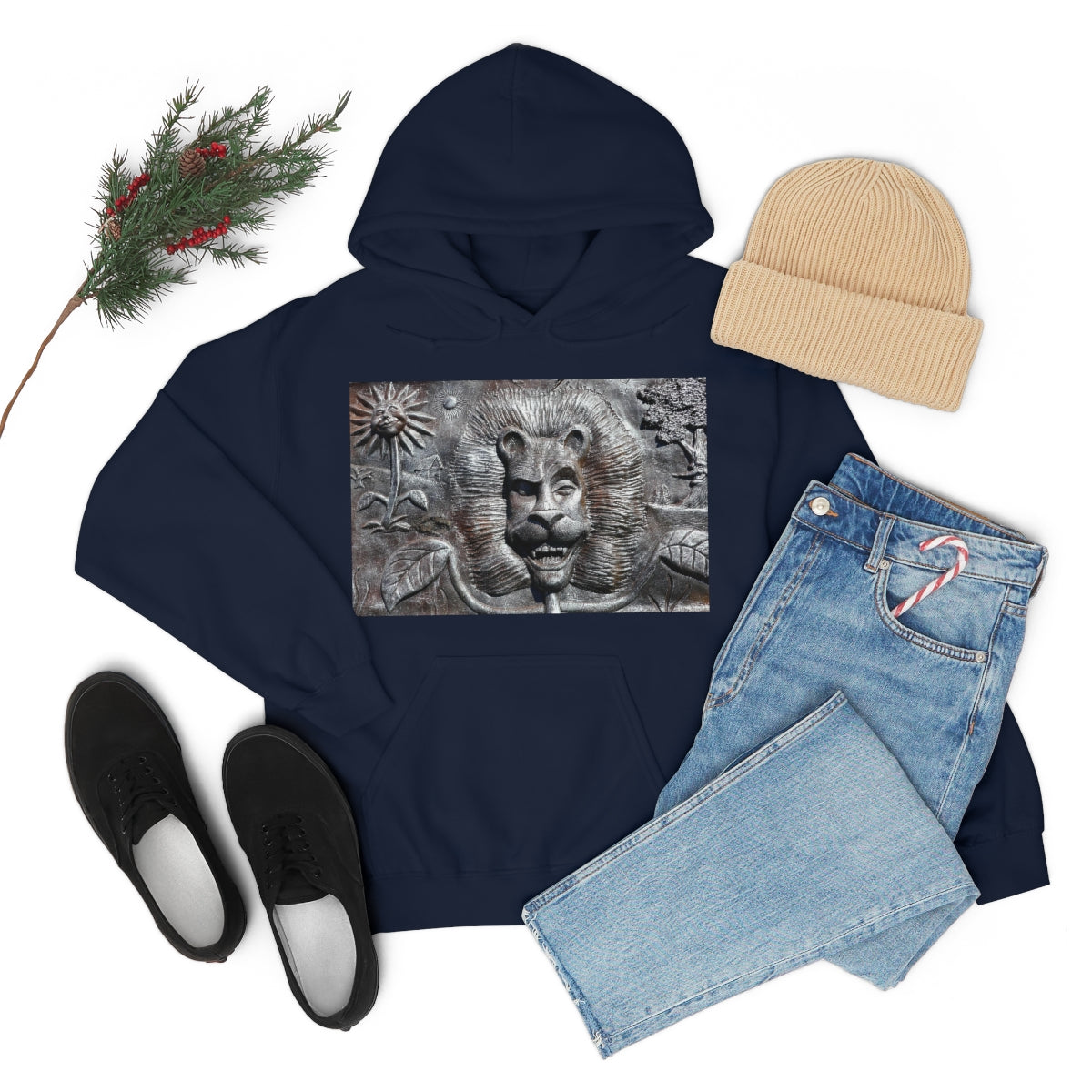 Lion's Friends Forever - Unisex Heavy Blend Hooded Sweatshirt - Fry1Productions