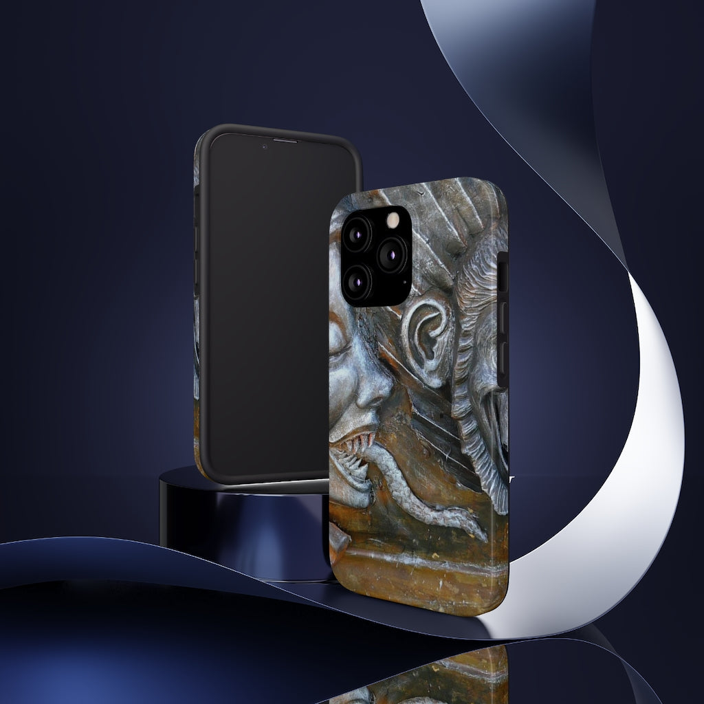 "Snakily Speaking" - iPhone Tough Case - Fry1Productions