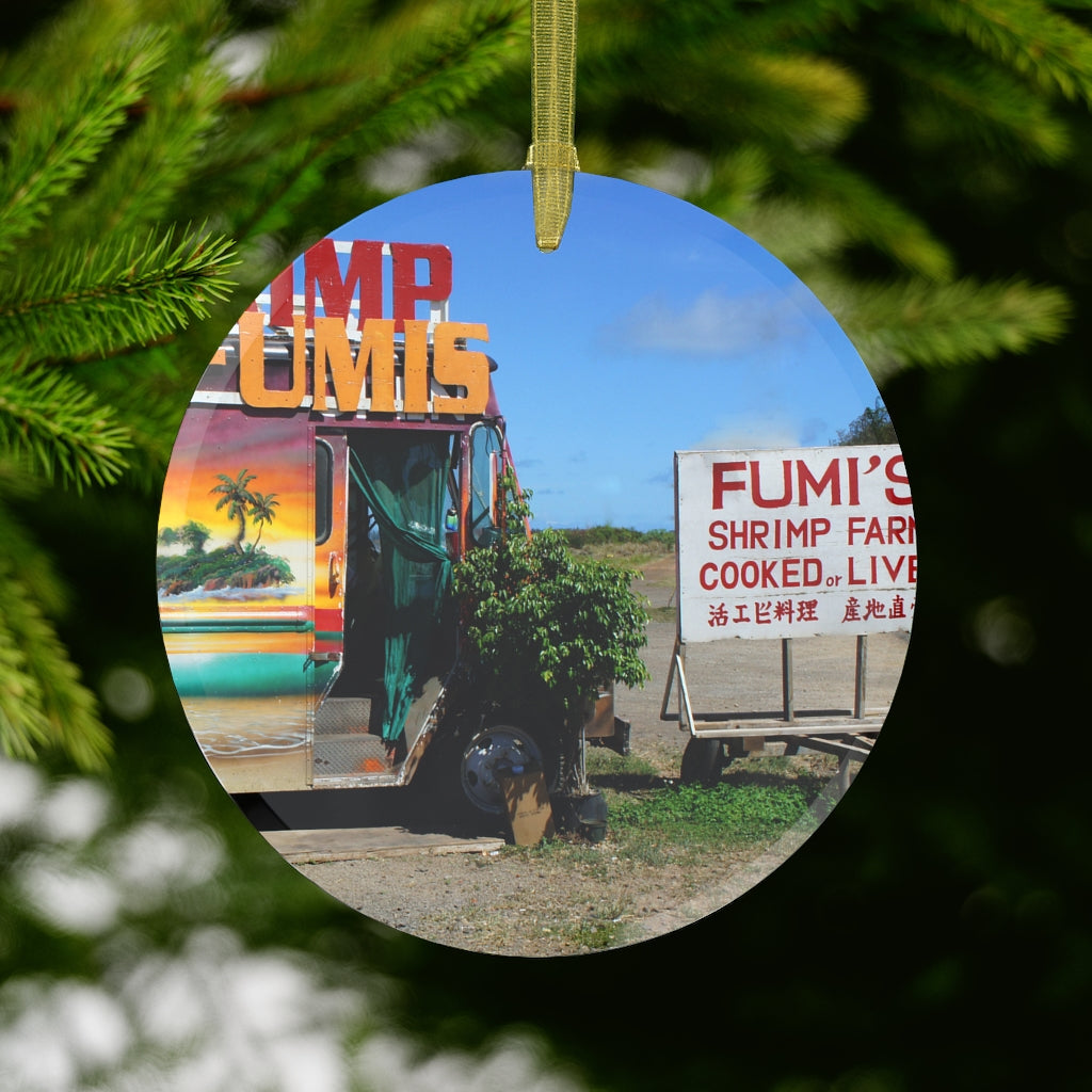 Kaulana Delights - Glass Ornament - Fry1Productions