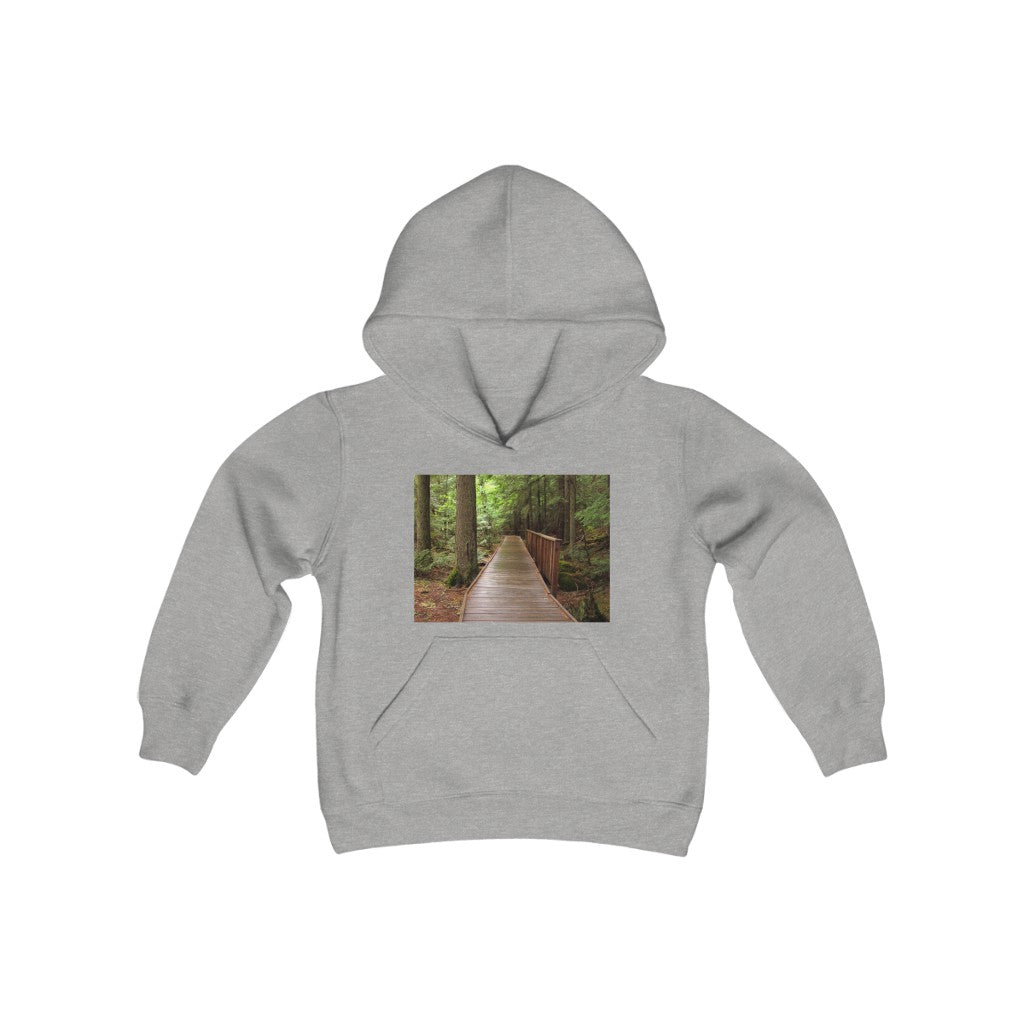 "Fauna Flora" - Youth Heavy Blend Hooded Sweatshirt - Fry1Productions