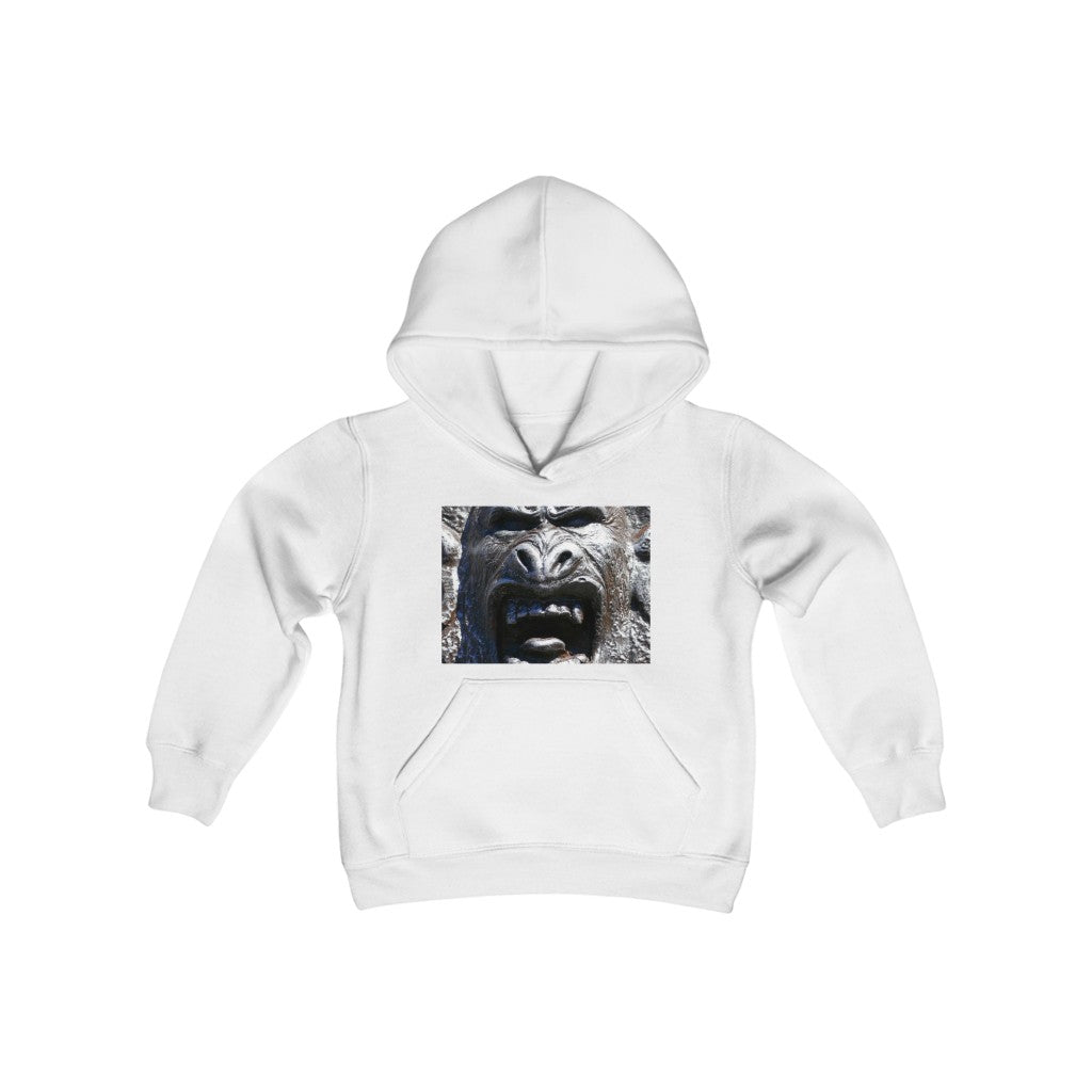 "Frenzy Scream" - Youth Heavy Blend Hooded Sweatshirt - Fry1Productions