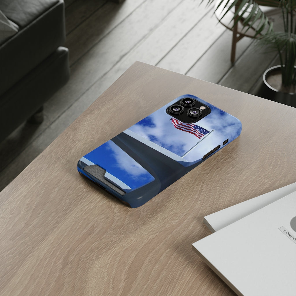 "In Solemn Remembrance" - Galaxy S22 S21 & iPhone 13 Case With Card Holder - Fry1Productions