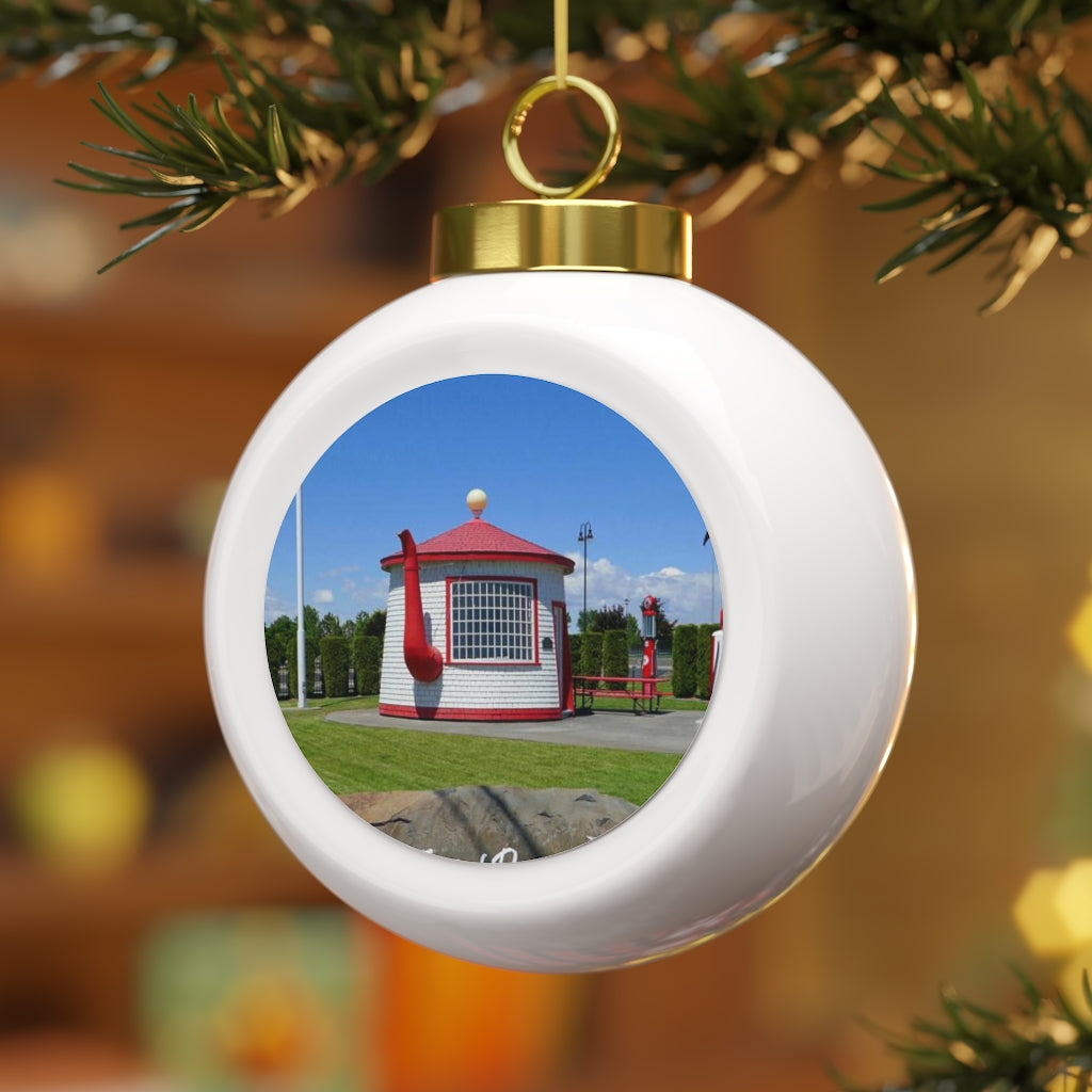 Teapot Dome Memorial Park - Christmas Ball Ornament - Fry1Productions
