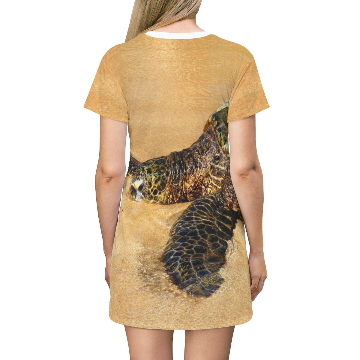 Glistening Journey - Women's All-Over Print T-Shirt Dress - Fry1Productions