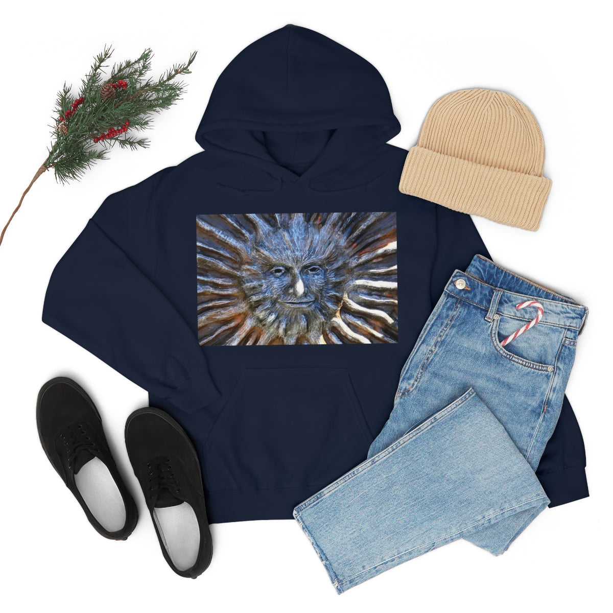 Sun God - Unisex Heavy Blend Hooded Sweatshirt - Fry1Productions
