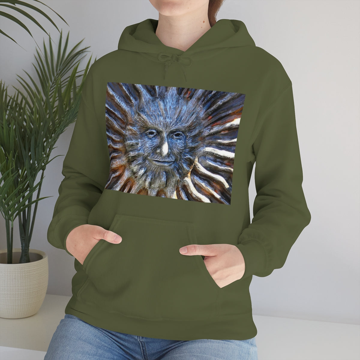 Sun God - Unisex Heavy Blend Hooded Sweatshirt - Fry1Productions