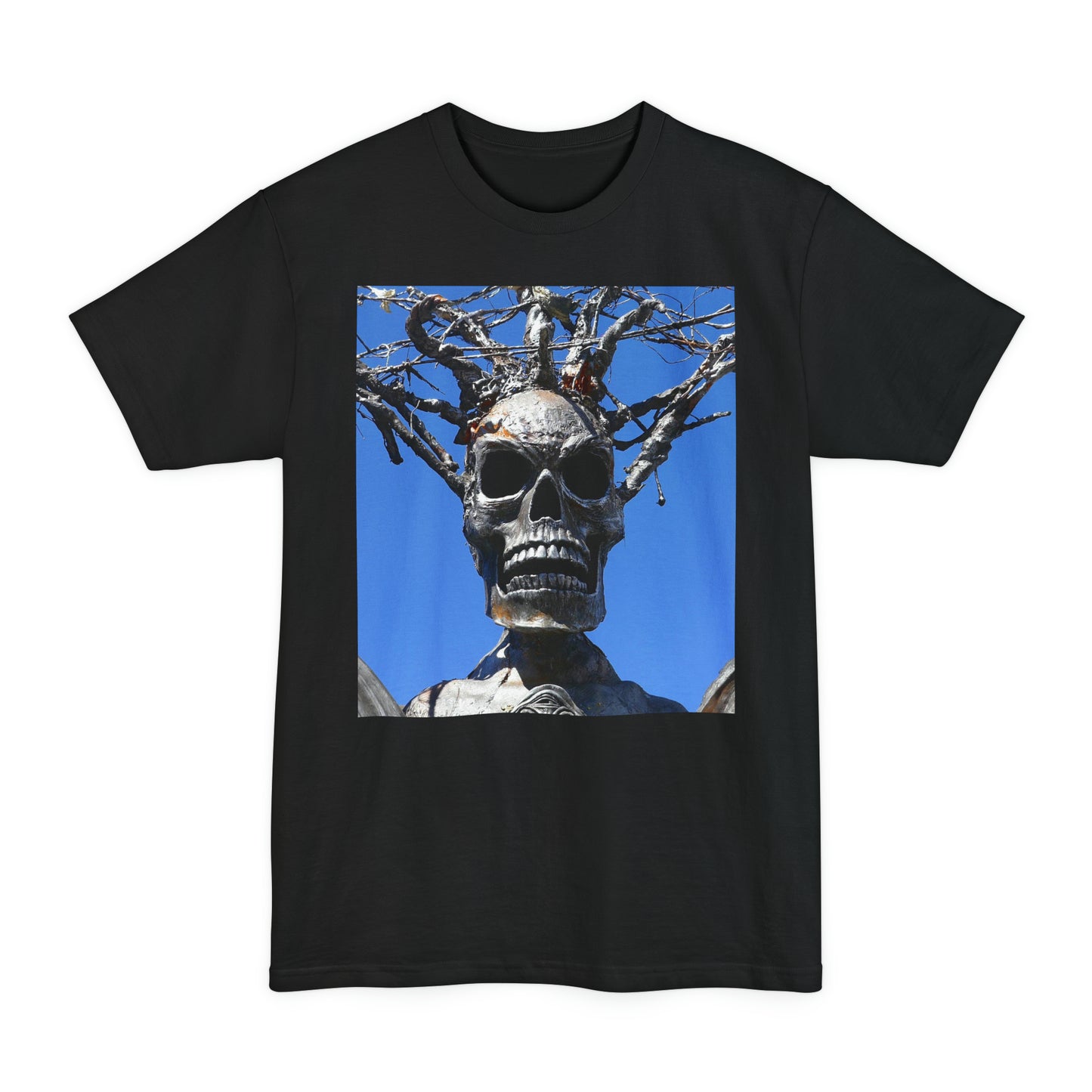 Skull Warrior Stare - Unisex Tall Beefy T-Shirt - Fry1Productions