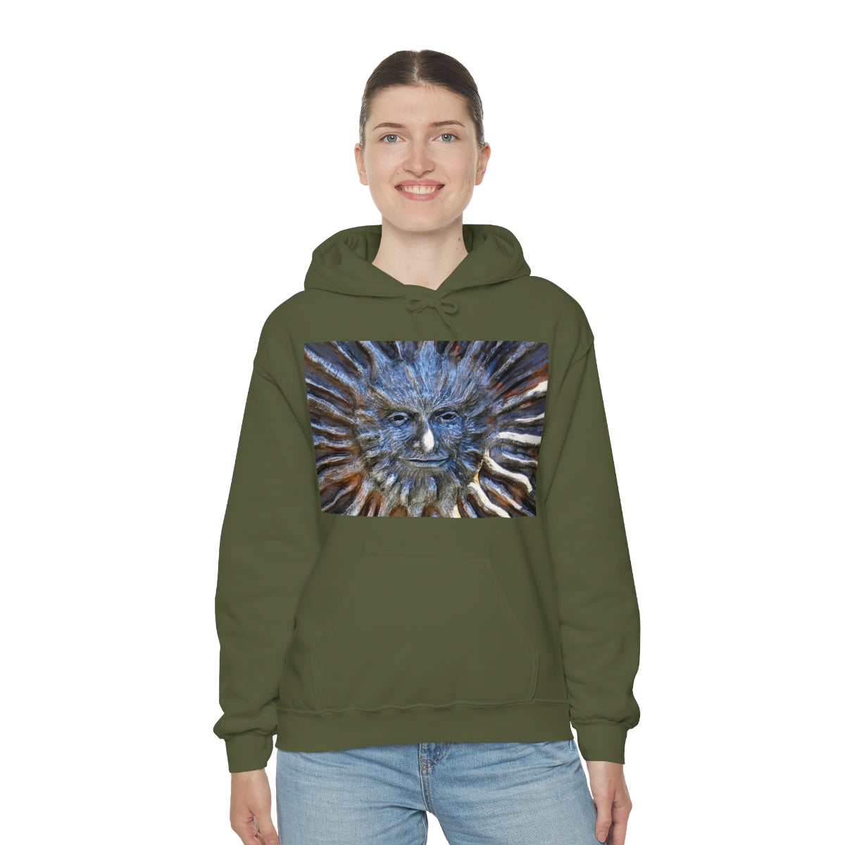 Sun God - Unisex Heavy Blend Hooded Sweatshirt - Fry1Productions
