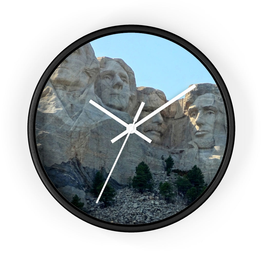 "History Remembered Forever" - 10" Wooden Frame Wall Clock - Fry1Productions