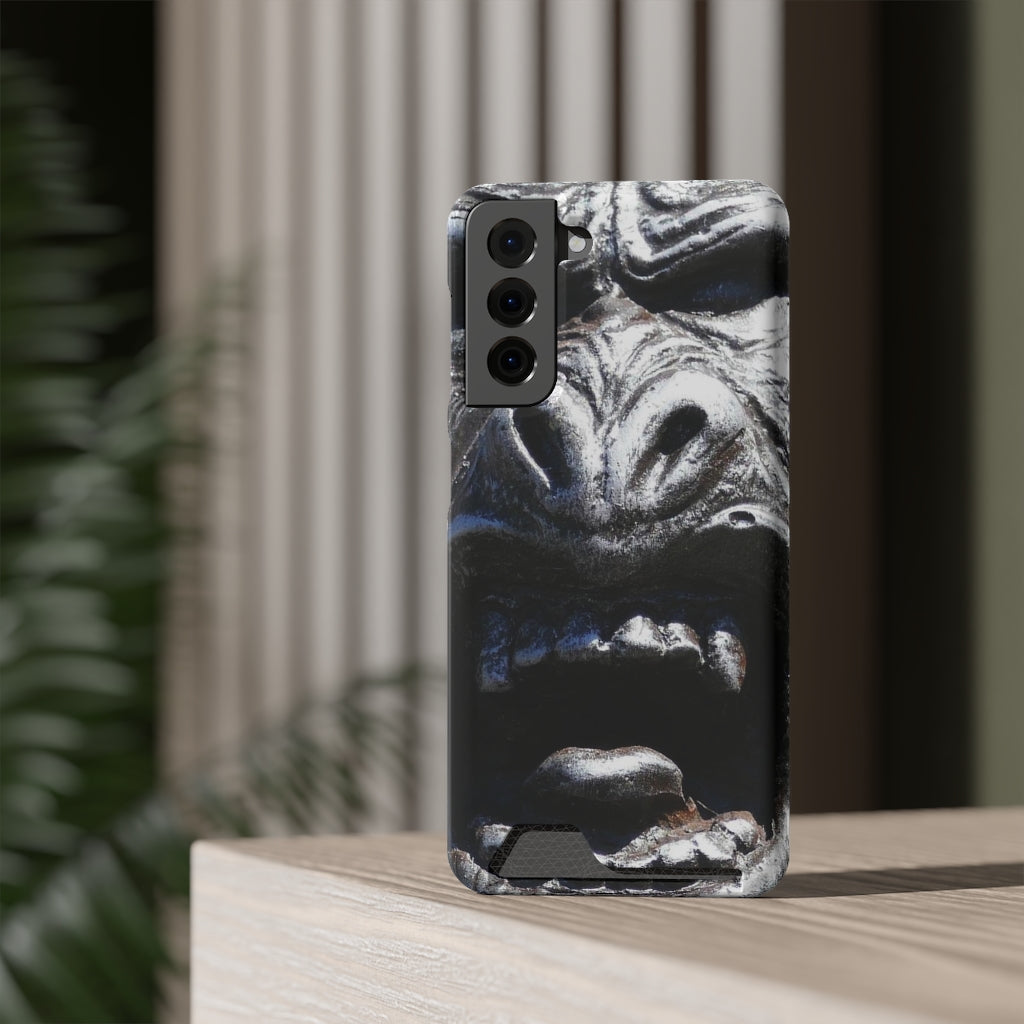 "Frenzy Scream" - Galaxy S22 S21 & iPhone 13 Case With Card Holder - Fry1Productions