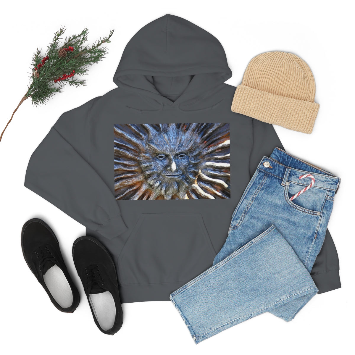 Sun God - Unisex Heavy Blend Hooded Sweatshirt - Fry1Productions