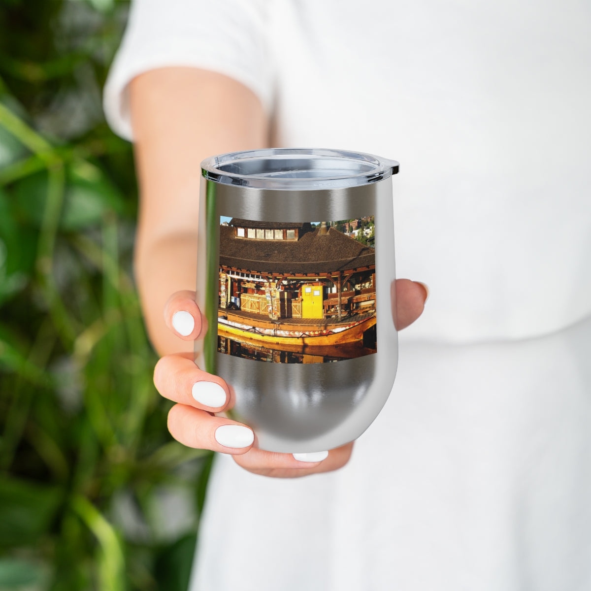 Q'il'bid Awe - 12 oz Insulated Wine Tumbler - Fry1Productions
