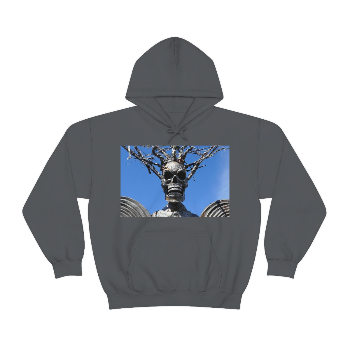 Skull Warrior Stare - Unisex Heavy Blend Hooded Sweatshirt - Fry1Productions