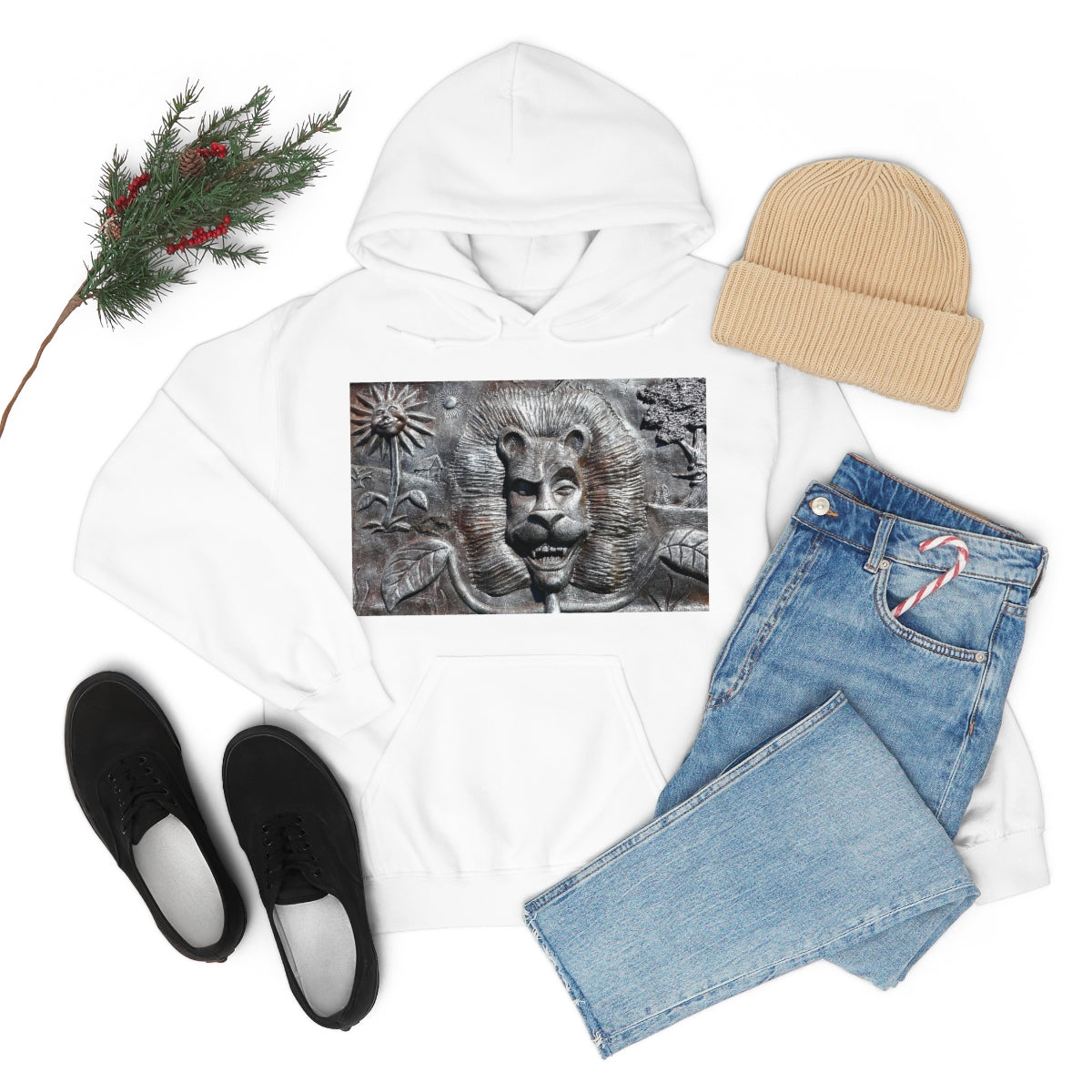 Lion's Friends Forever - Unisex Heavy Blend Hooded Sweatshirt - Fry1Productions