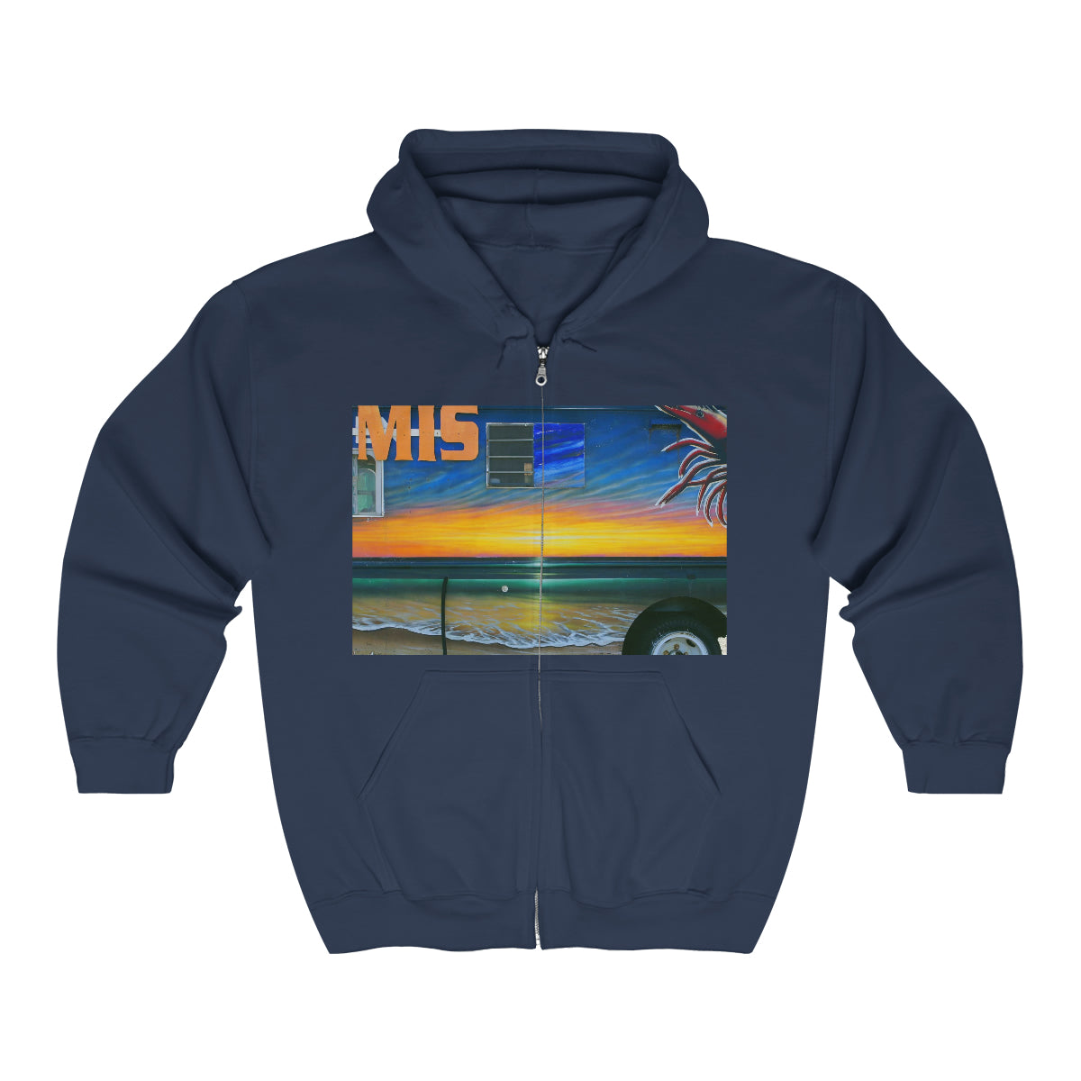 Fumis Aloha - Unisex Heavy Blend Full Zip Hooded Sweatshirt - Fry1Productions