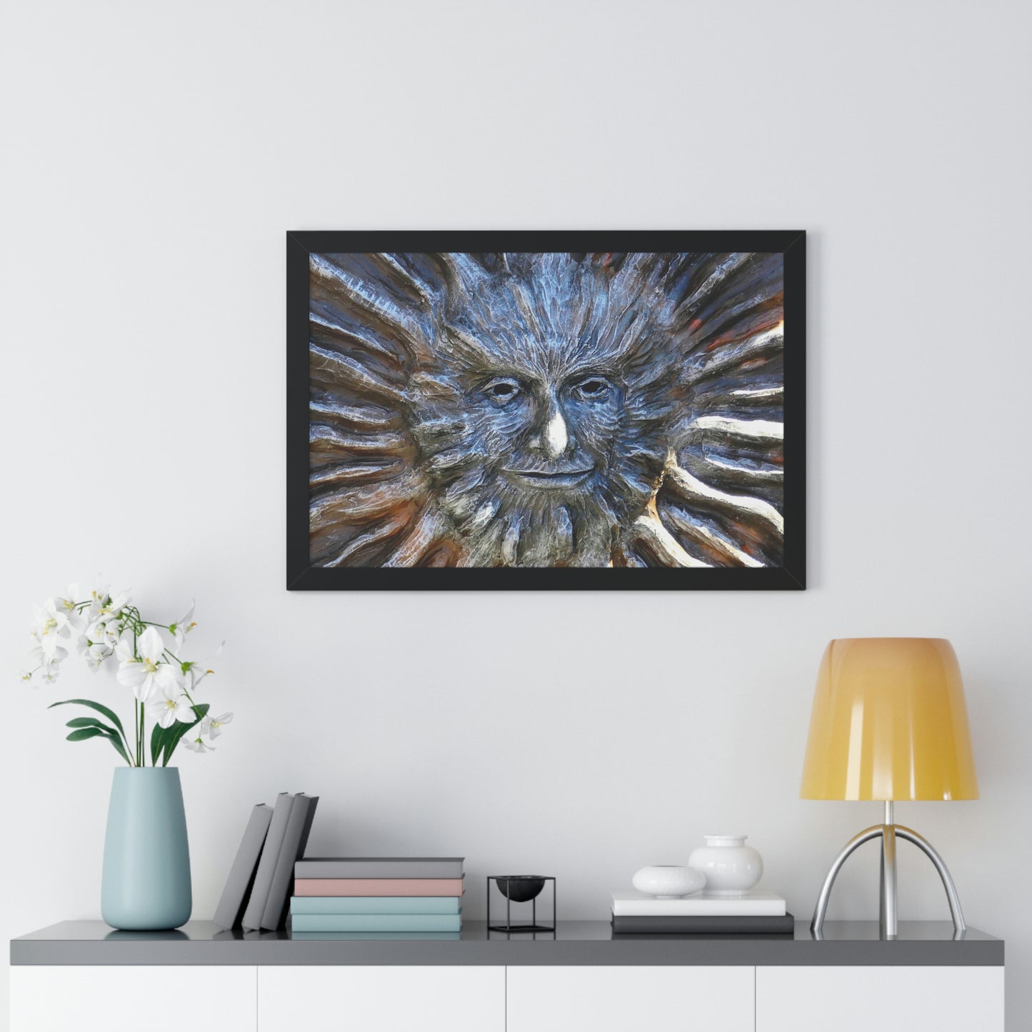 Sun God - Framed Horizontal Poster - Fry1Productions