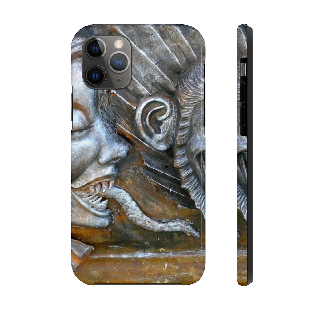 "Snakily Speaking" - iPhone Tough Case - Fry1Productions
