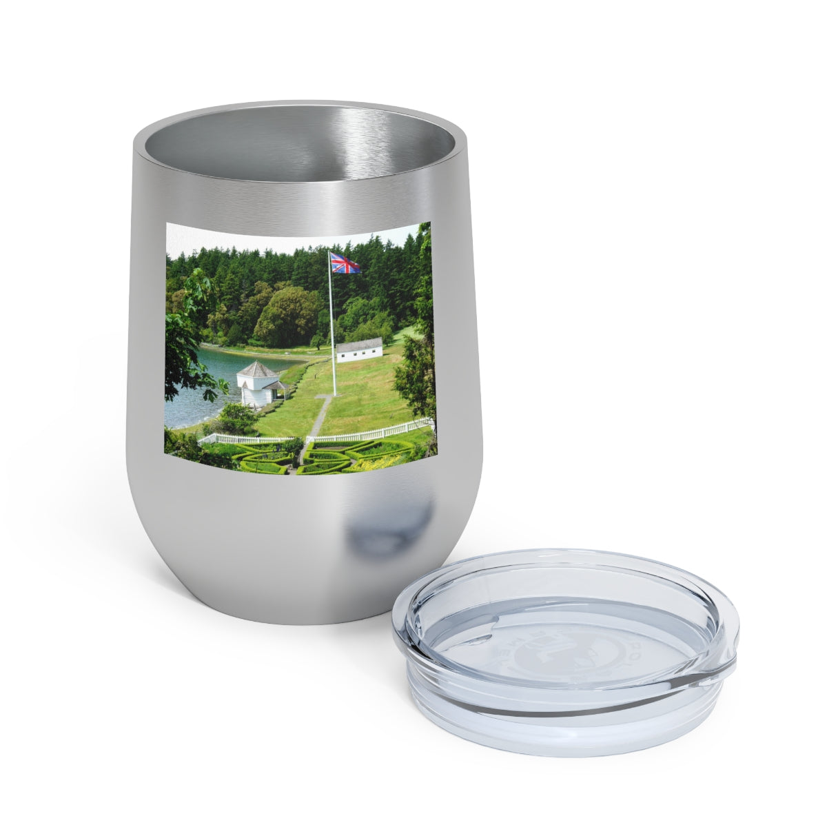 Magnificent Grandiose Views - 12 oz Insulated Wine Tumbler - Fry1Productions