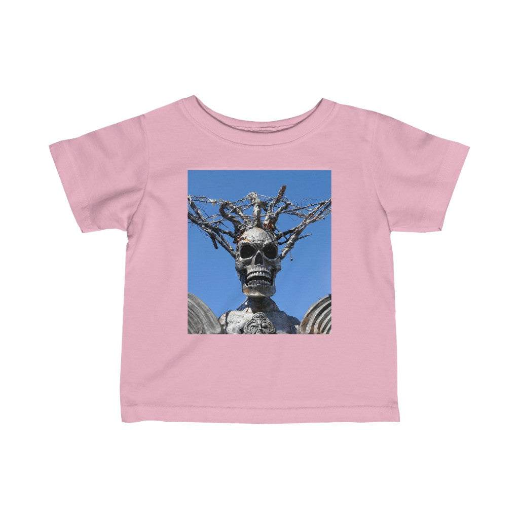 Skull Warrior Stare - Infant Fine Jersey Tee - Fry1Productions