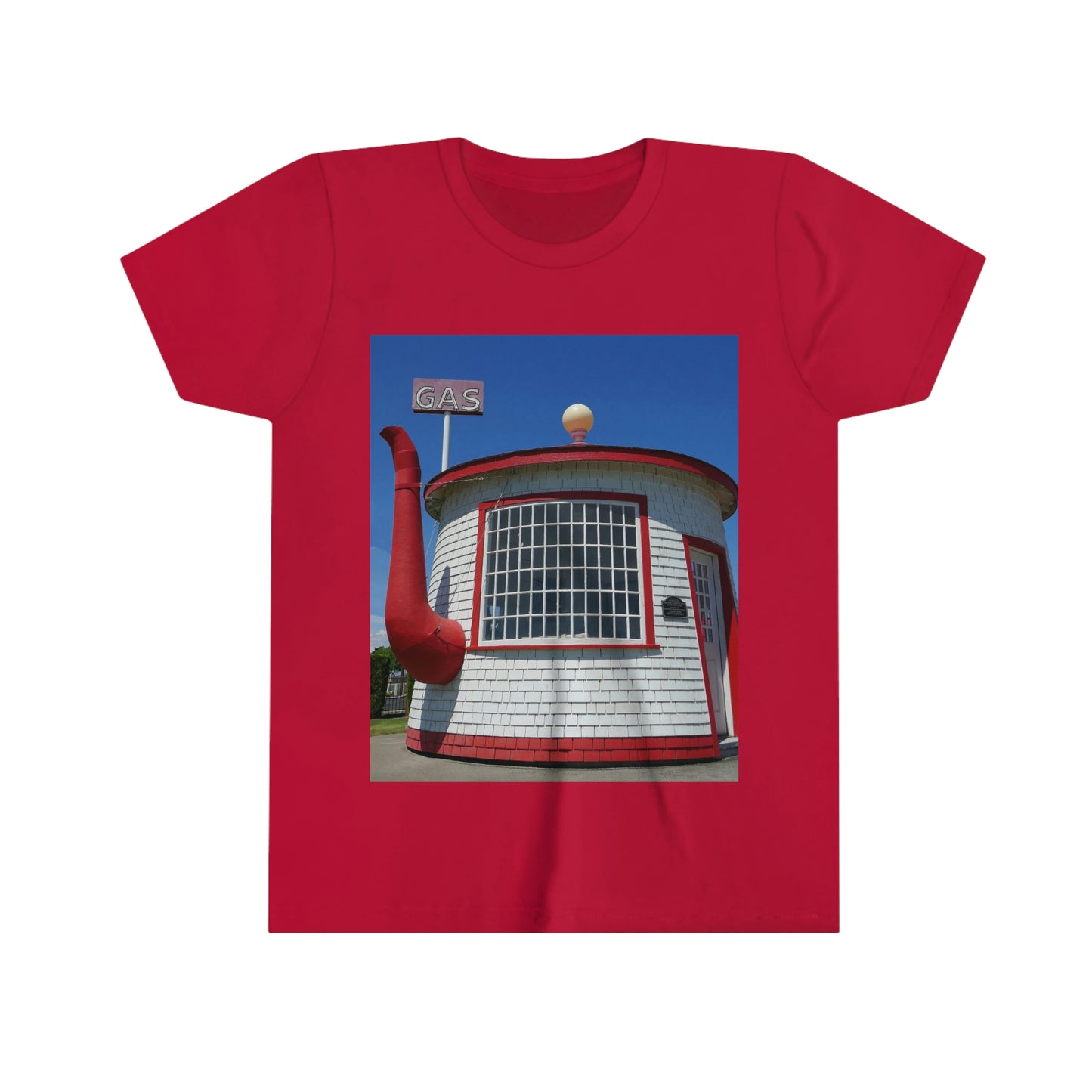 Historic Attraction Teapot Dome - Youth Short Sleeve Tee - Fry1Productions
