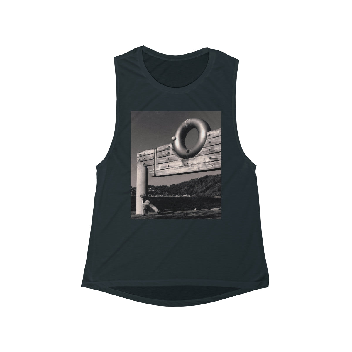 Great Throw - Women's Flowy Scoop Muscle Tank - Fry1Productions