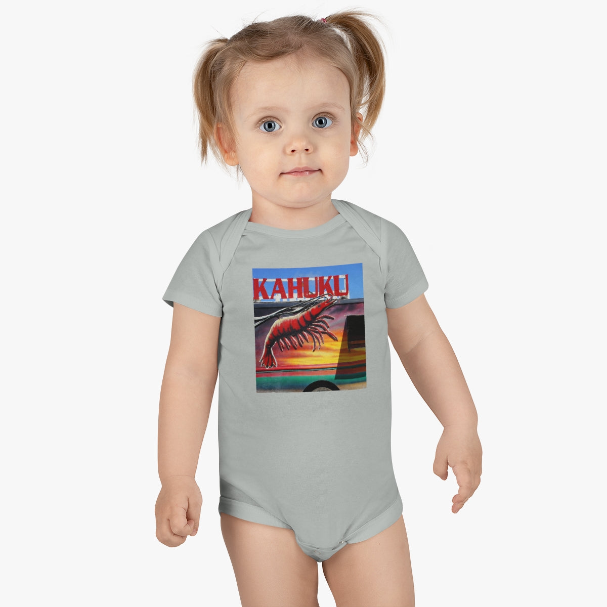 Kahuku Kai - Baby Short Sleeve Onesie - Fry1Productions