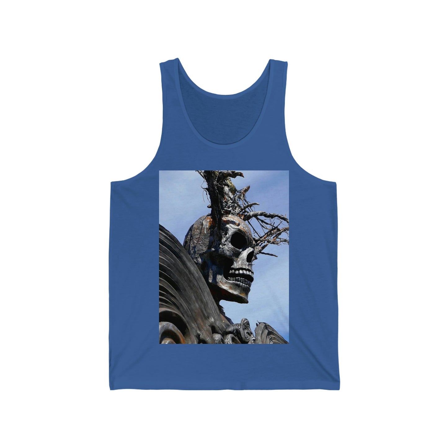 Skull Warrior - Unisex Jersey Tank - Fry1Productions