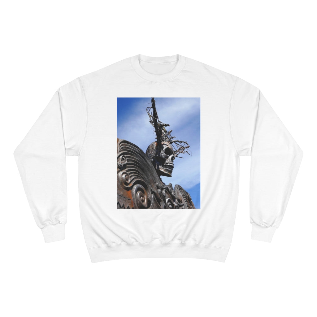 Skull Warrior - Champion Sweatshirt - Fry1Productions
