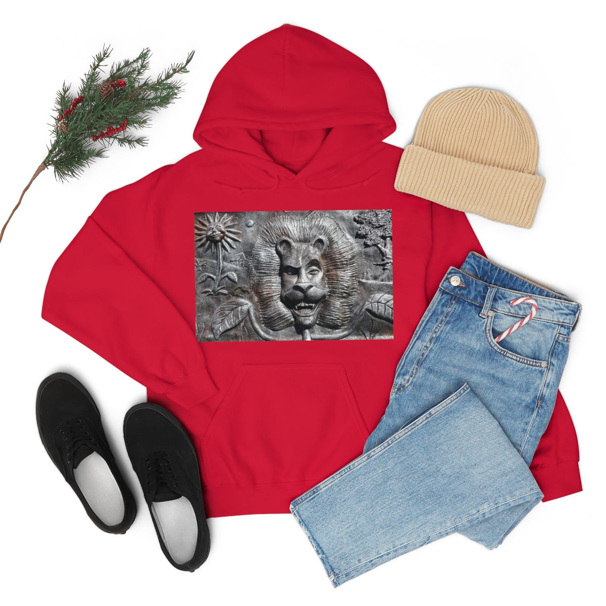 Lion's Friends Forever - Unisex Heavy Blend Hooded Sweatshirt - Fry1Productions