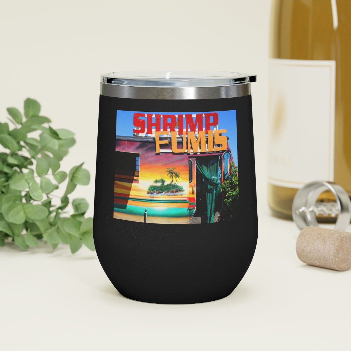 Island Love - 12 oz Insulated Wine Tumbler - Fry1Productions