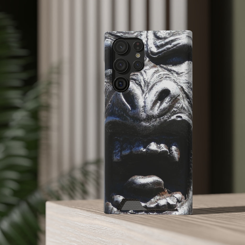 "Frenzy Scream" - Galaxy S22 S21 & iPhone 13 Case With Card Holder - Fry1Productions
