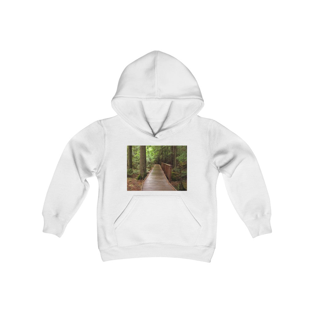 "Fauna Flora" - Youth Heavy Blend Hooded Sweatshirt - Fry1Productions