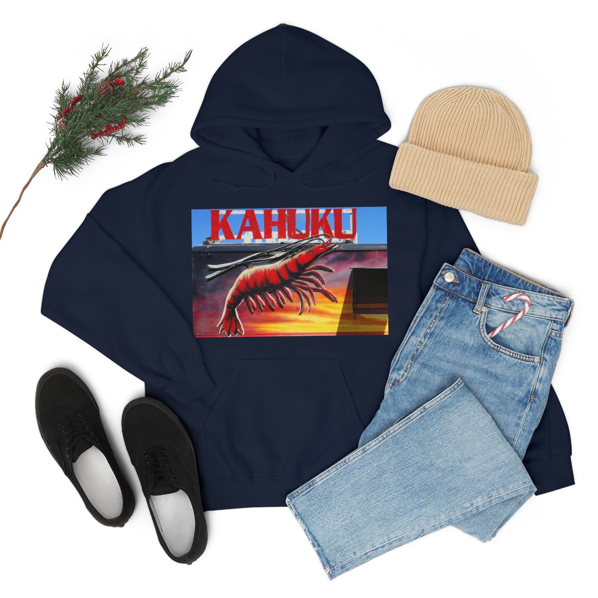 Kahuku Kai - Unisex Heavy Blend Hooded Sweatshirt - Fry1Productions
