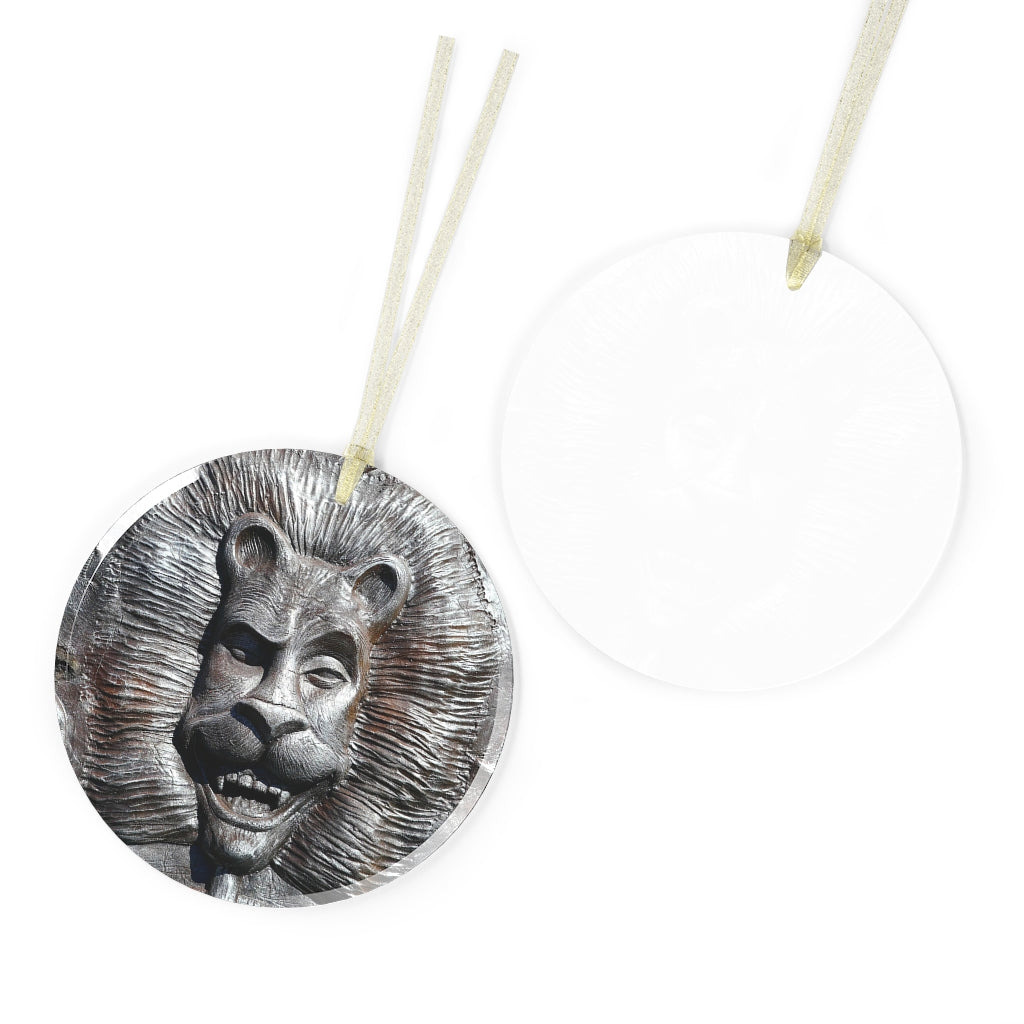 Lion's Friends Forever - Glass Ornament - Fry1Productions
