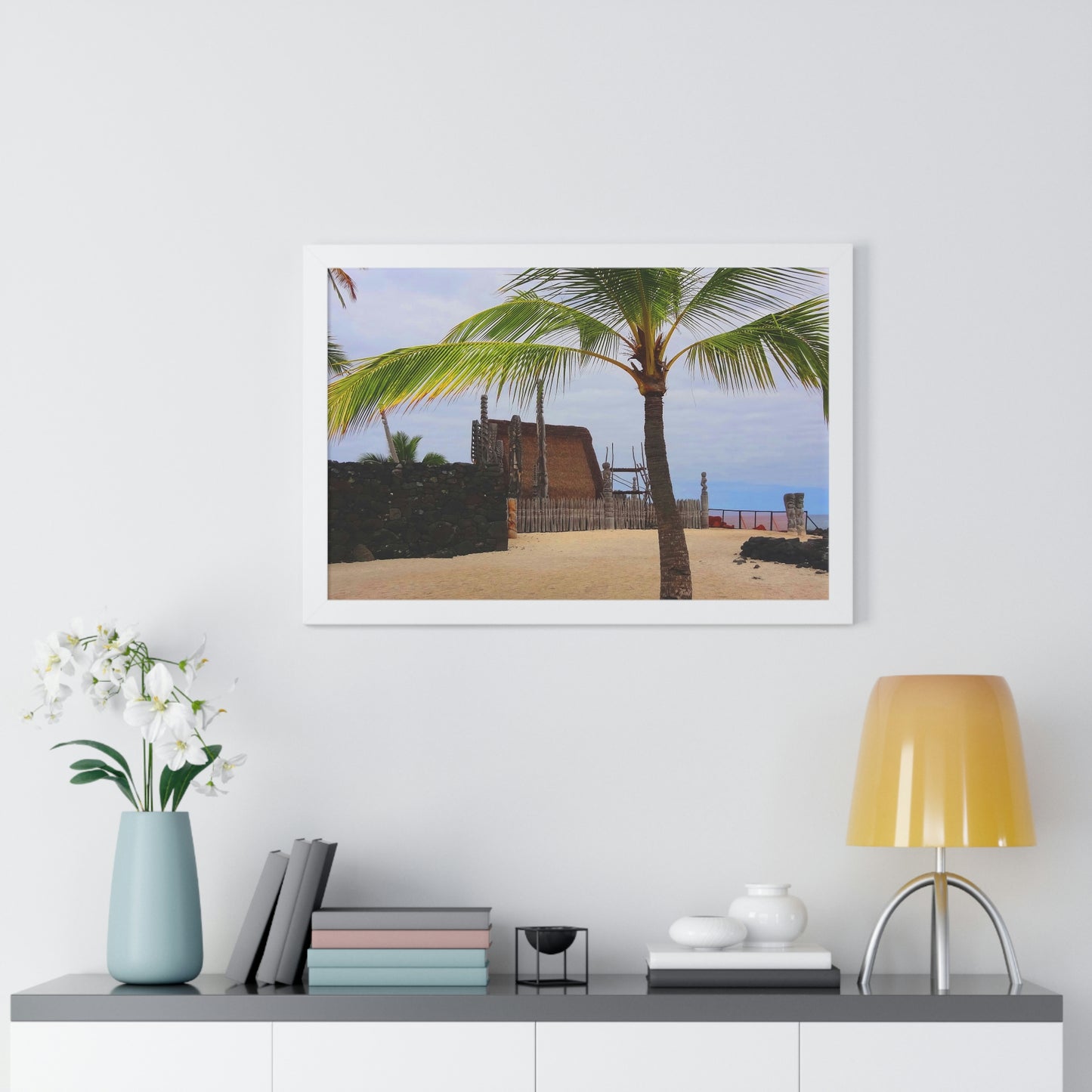 Florescence Hale O Keawe - Framed Horizontal Poster - Fry1Productions