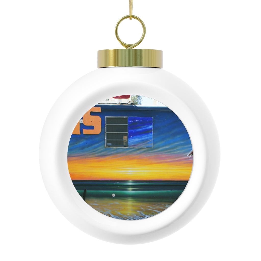 Fumis Aloha - Christmas Ball Ornament - Fry1Productions