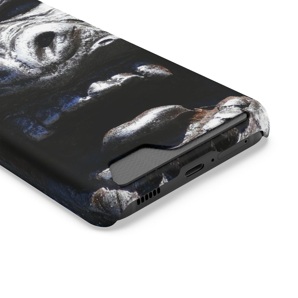 "Frenzy Scream" - Galaxy S22 S21 & iPhone 13 Case With Card Holder - Fry1Productions