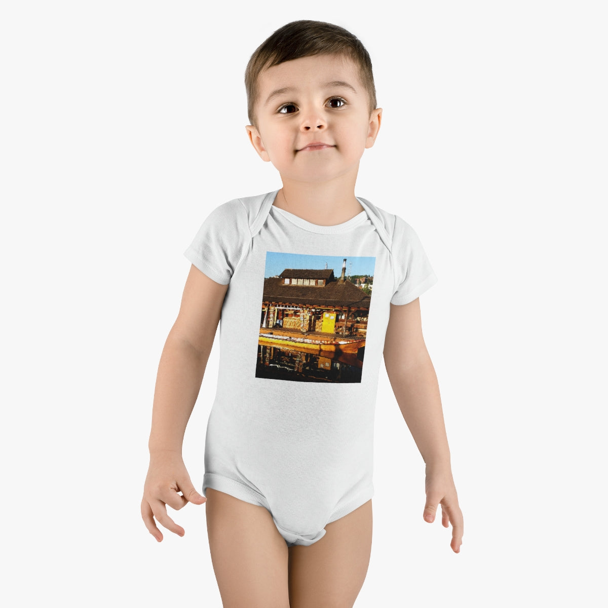 Q'il'bid Awe - Baby Short Sleeve Onesie - Fry1Productions