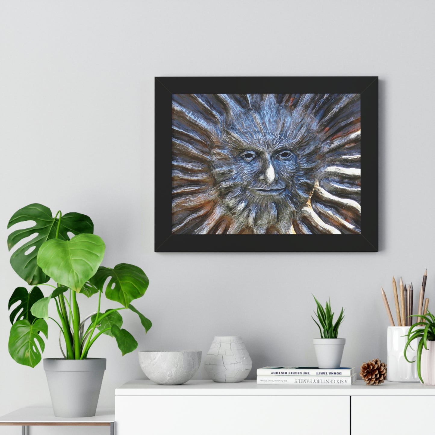 Sun God - Framed Horizontal Poster - Fry1Productions