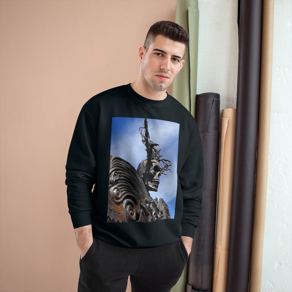Skull Warrior - Champion Sweatshirt - Fry1Productions