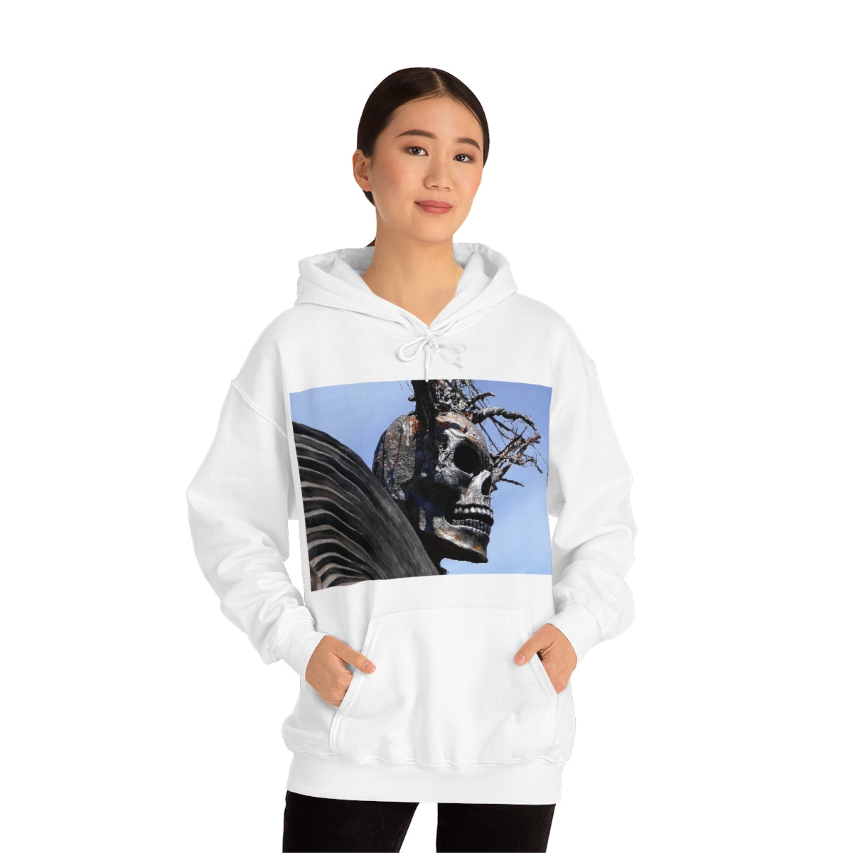 Skull Warrior - Unisex Heavy Blend Hooded Sweatshirt - Fry1Productions