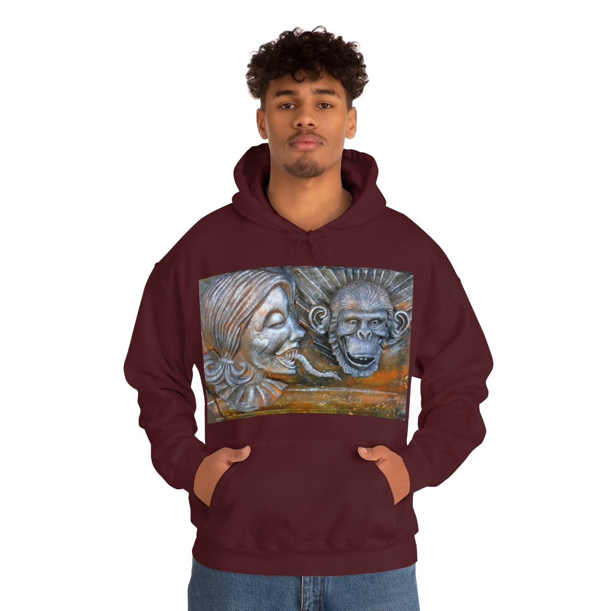 Snakily Speaking - Unisex Heavy Blend Hooded Sweatshirt - Fry1Productions
