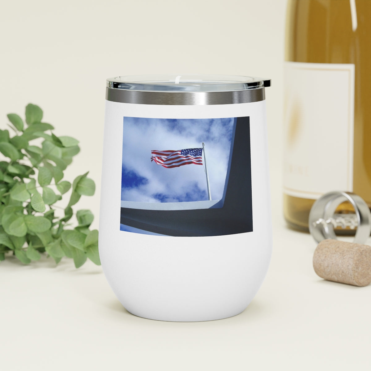 In Solemn Remembrance - 12 oz Insulated Wine Tumbler - Fry1Productions