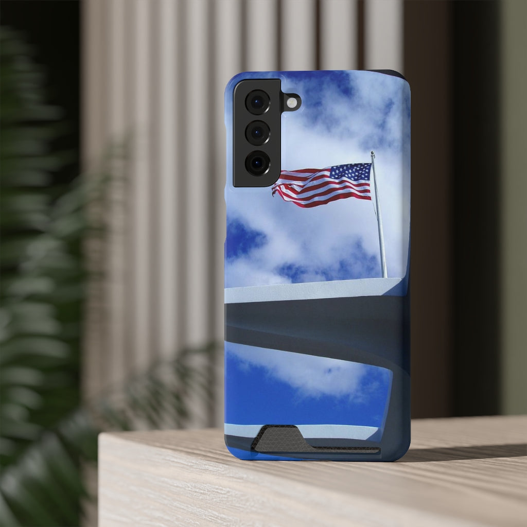 "In Solemn Remembrance" - Galaxy S22 S21 & iPhone 13 Case With Card Holder - Fry1Productions