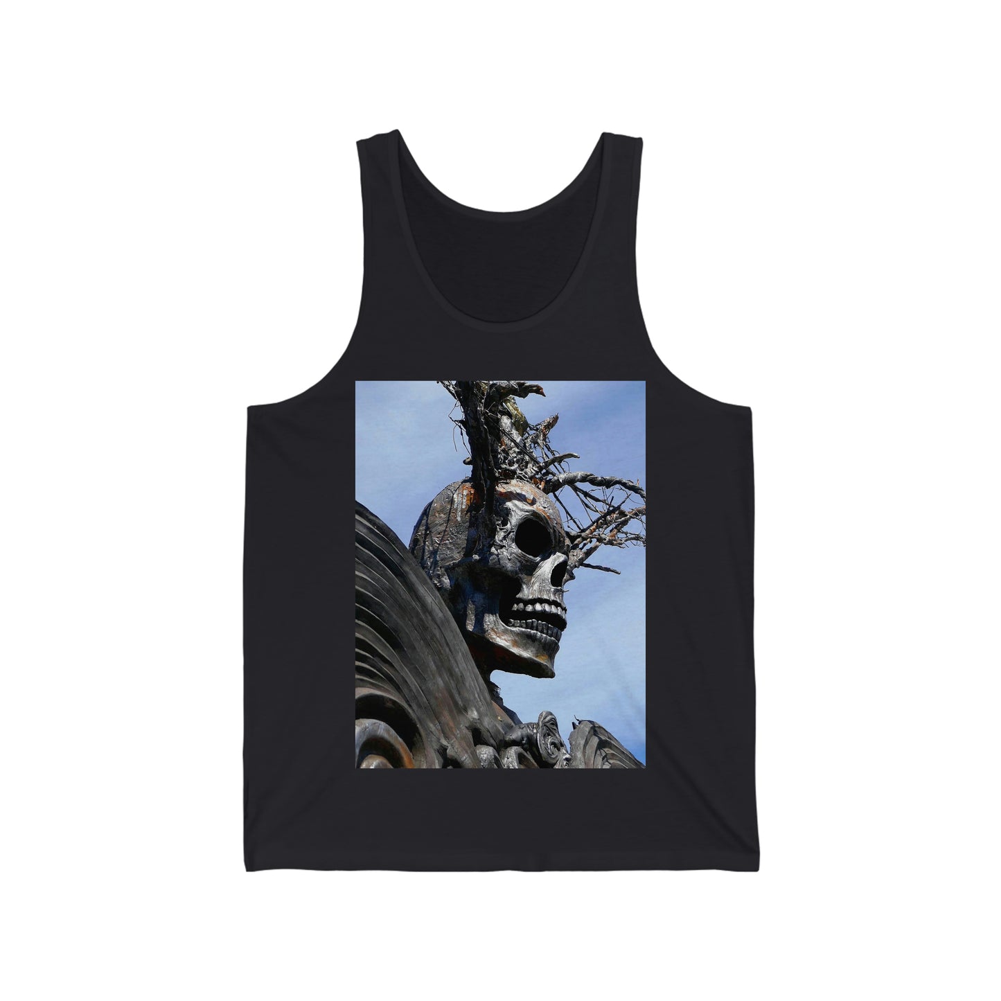 Skull Warrior - Unisex Jersey Tank - Fry1Productions